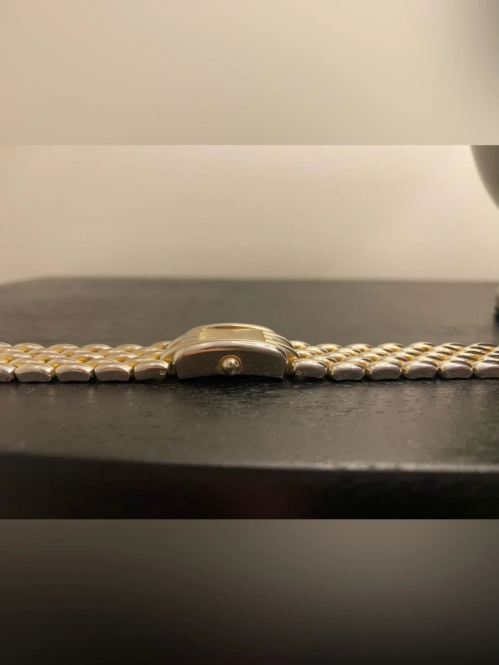 Paul Sebastian Silver- and Gold-Tone Link Bracelet Women's Watch Quartz